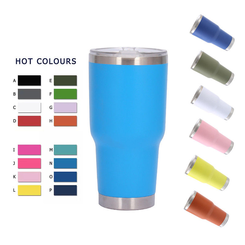 30oz BPA FREE Insulated Tumbler Stainless Steel Vacuum Mug with Lid Customer's Logo