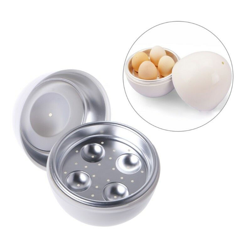 Compact and Versatile BPA Free PP Plastic Microwave Egg Steamer Boiler for Beep Eggs