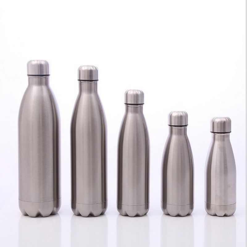 Thermal Insulation 500ML Stainless Steel Double Wall Vacuum Water Bottle Cola Shape Sublimation Sport Bottle